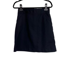Banana Republic Skirt Womens Size 4 Black A-Line Stretch Career Casual Chic